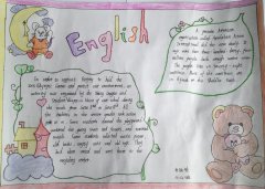 English 六年级小学生英语手抄报