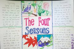The four seasons英语手抄报