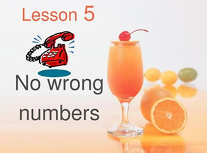 Lesson 5 No wrong numbers 无错号之虞