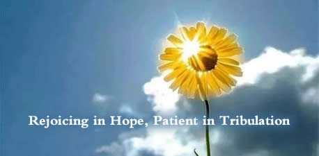 Rejoicing in Hope, Patient in Tribulation 在希望中欢乐，在磨难中忍耐