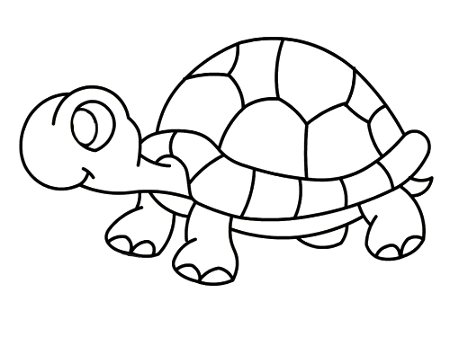 乌龟儿童简笔画