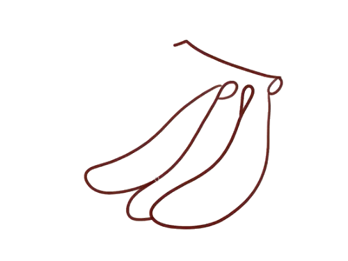 香蕉儿童简笔画