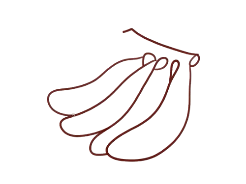 香蕉儿童简笔画