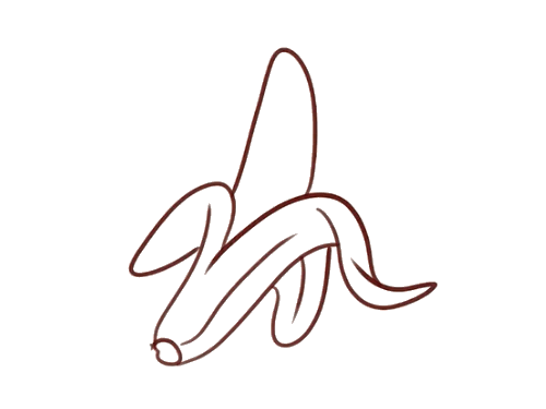 简单香蕉简笔画