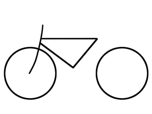 自行车（单车）简笔画