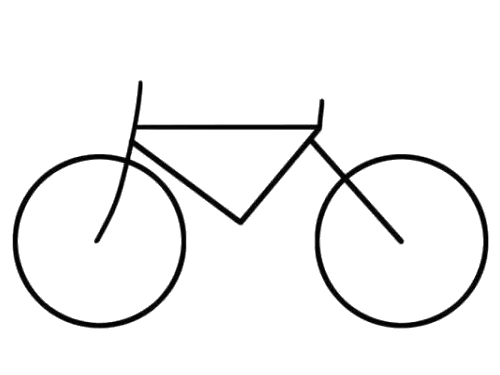 自行车（单车）简笔画