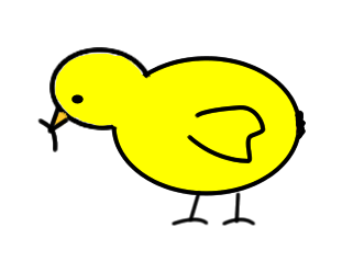 简笔画：可爱的小鸡怎么画