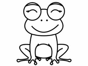 可爱青蛙简笔画教程