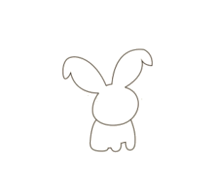 简笔画小兔子