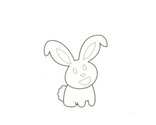 简笔画小兔子