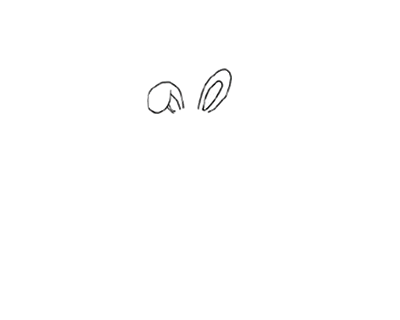 吃萝卜的兔子简笔画