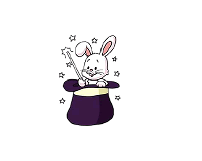 魔术师兔子简笔画