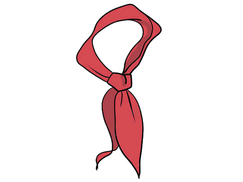 红领巾简笔画