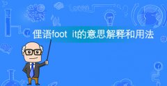俚语foot it的意思解释和用法例句