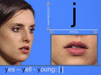 学习美式英语音标发音视频-辅音[j]发音示范