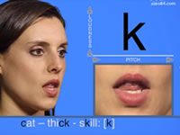 学习美式英语音标发音视频-辅音[k]发音示范