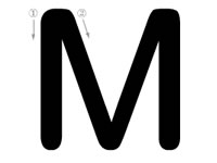 26个字母的写法_M字母标准写法