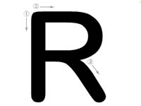 26个字母的写法_R字母标准写法