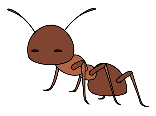 阿根廷蚂蚁简笔画 