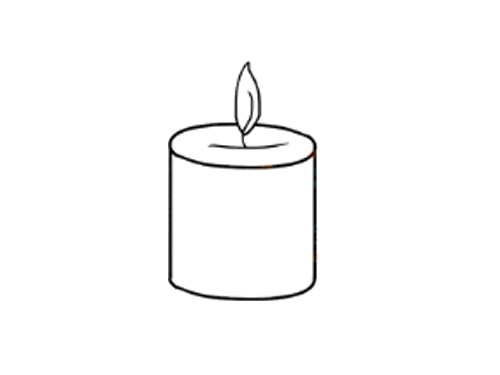 蜡烛简笔画 卡通图片图片