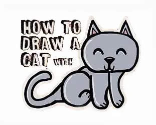 小猫简笔画-完整教程