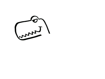 恐龙简笔画儿童画
