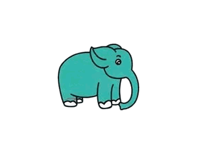 儿童大象简笔画
