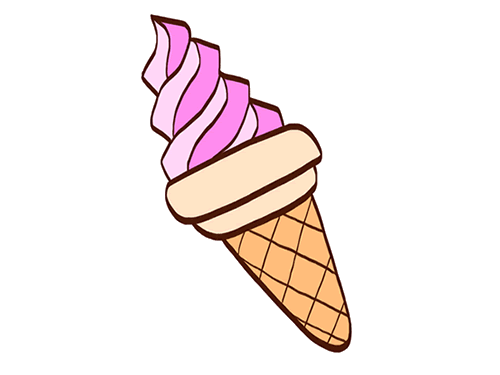 冰淇淋简笔画