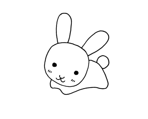 超简单小兔子简笔画图片