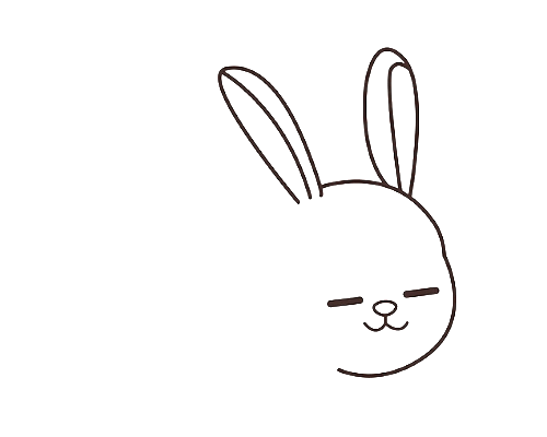 卡通兔子的简笔画