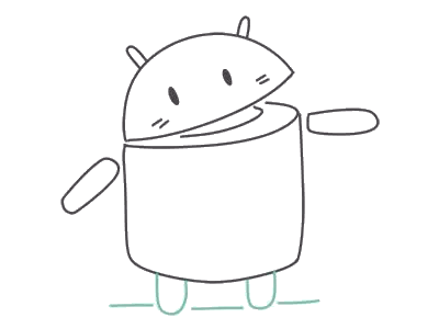 Android机器人简笔画
