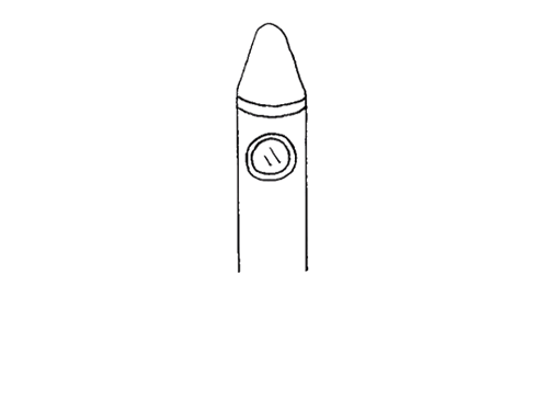 小小火箭简笔画