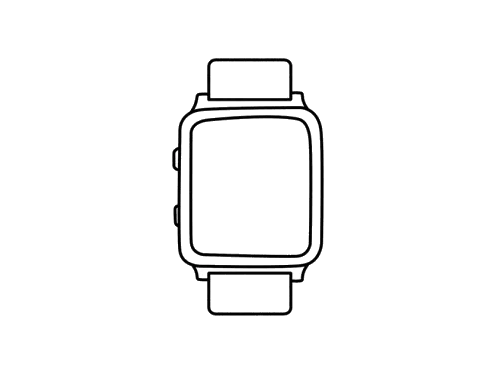 电子手表简笔画 简易图片