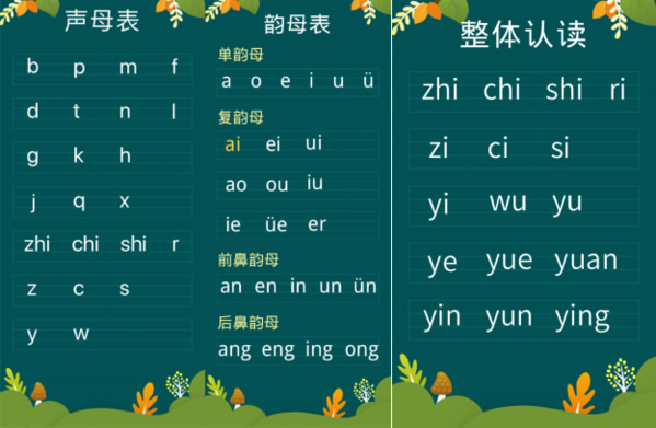 汉语拼音字母表6