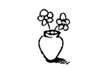 vase [ves] 花瓶