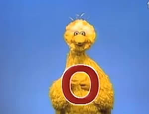 Sesame Street:The letter ＂O!＂